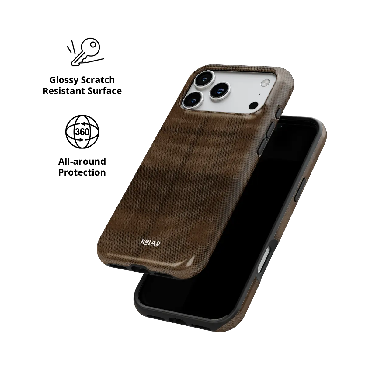 Chestnut | Brown Flannel Plaid iPhone Case
