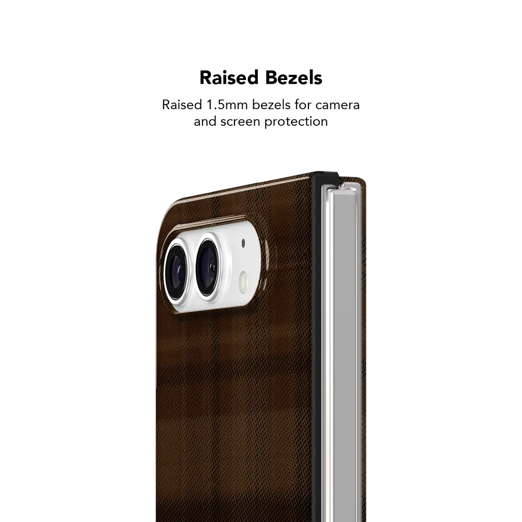 Chestnut | Brown Flannel Plaid iPhone Case