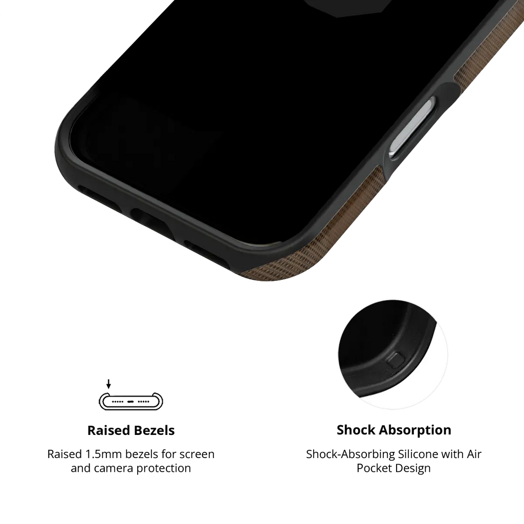 Chestnut | Brown Flannel Plaid iPhone Case