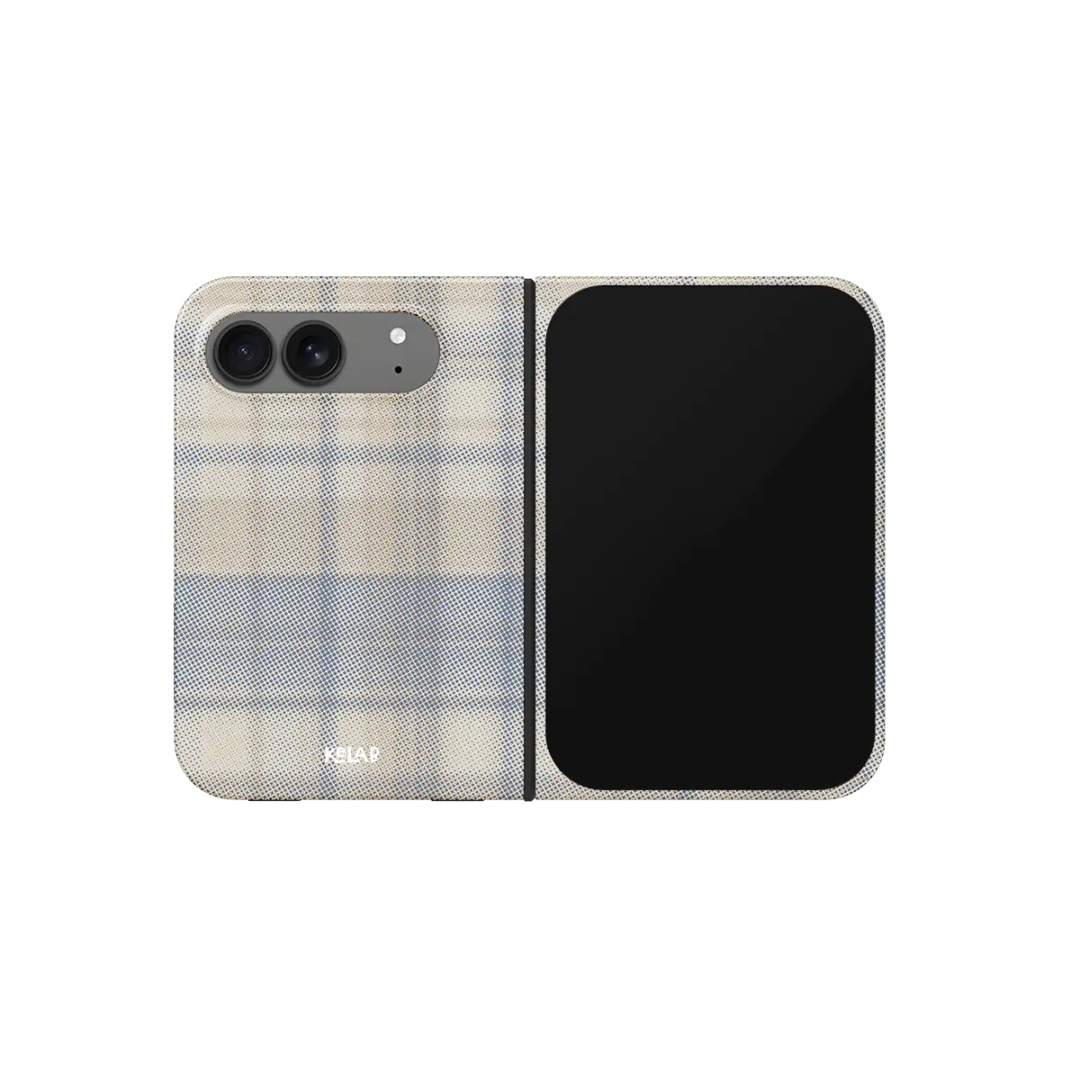 Oatmilk | Beige Flannel Plaid iPhone Case