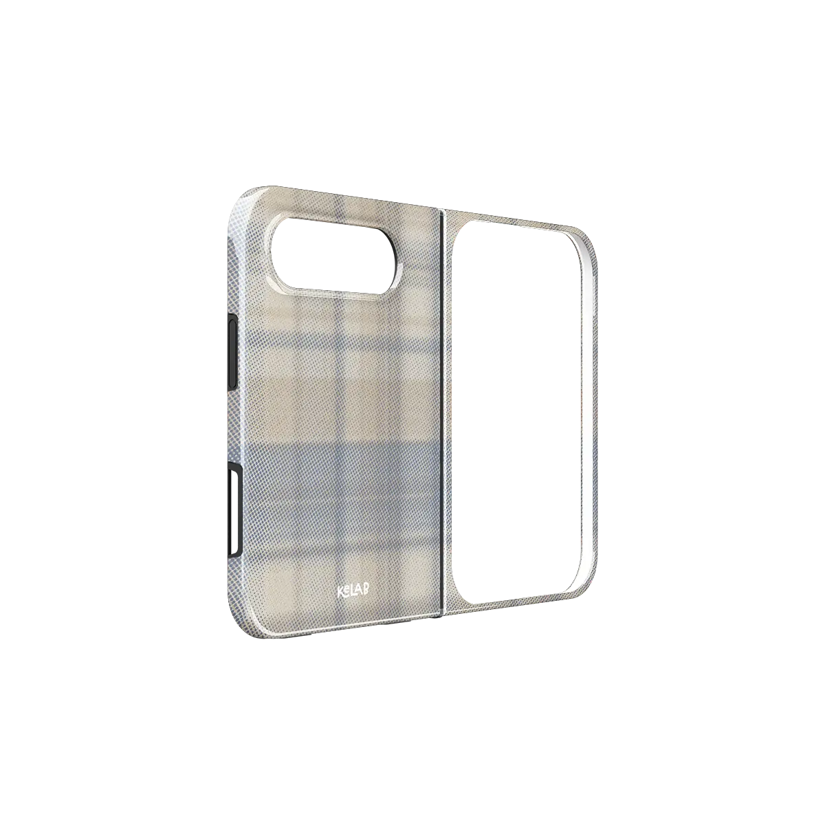 Oatmilk | Beige Flannel Plaid iPhone Case