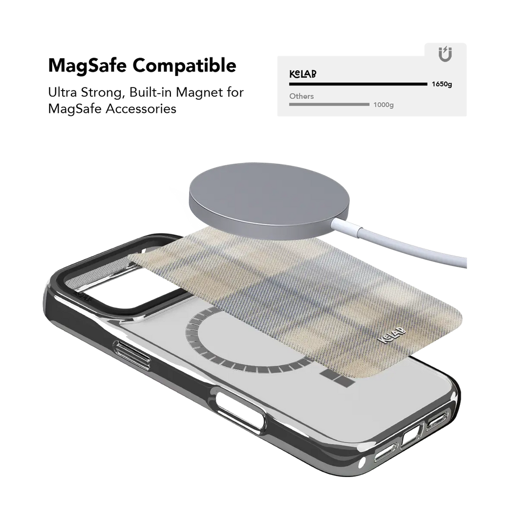 Oatmilk | Beige Flannel Plaid iPhone Case