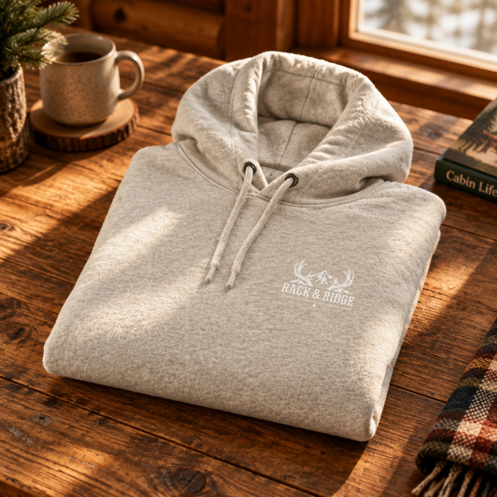Rack & Ridge “Built for the Moment” Hoodie — Outdoor Hunting Fleece