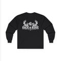 Rack & Ridge Signature Antler Logo Long Sleeve — Outdoor Lifestyle Crew Shirt