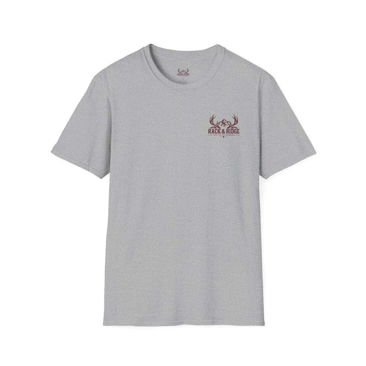 Rack & Ridge Antler Logo Tee — Patience. Persistence. Precision.