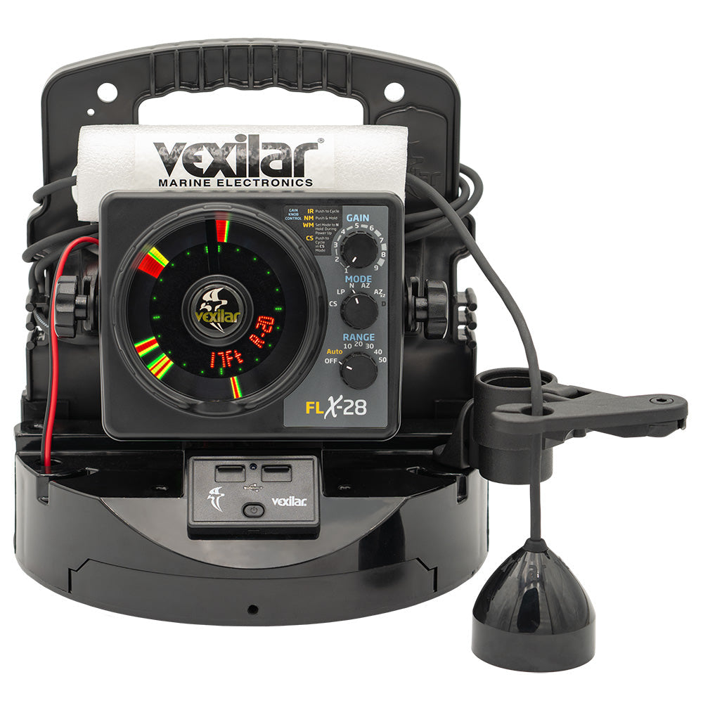 Vexilar FLX-28 Pro Pack Elite Ice Fishing System | Lithium Battery