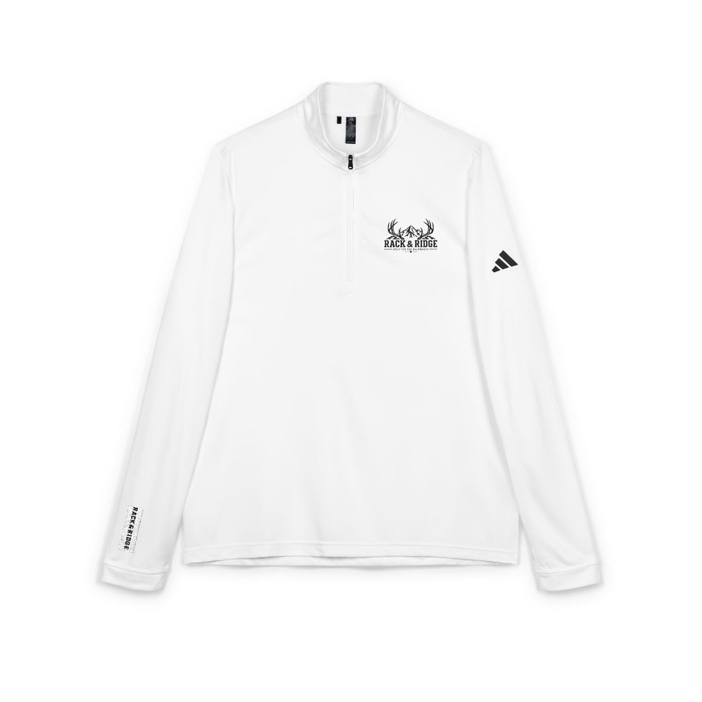 Rack & Ridge Embroidered Quarter-Zip Performance Pullover — adidas® Outdoor Layer