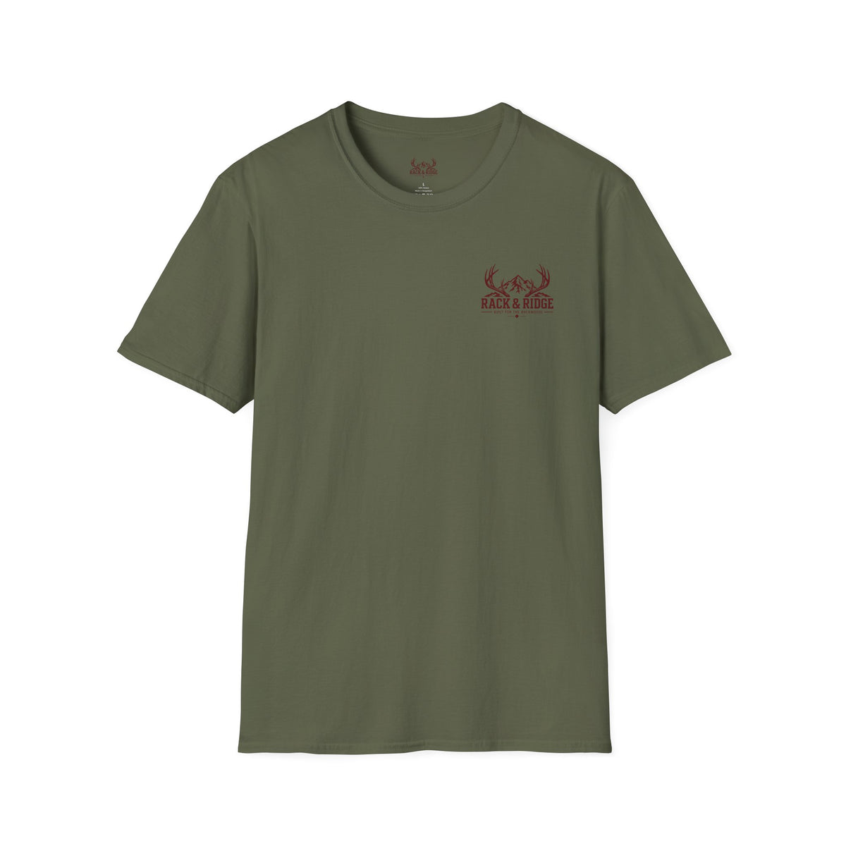 Rack & Ridge Antler Logo Tee — Patience. Persistence. Precision.