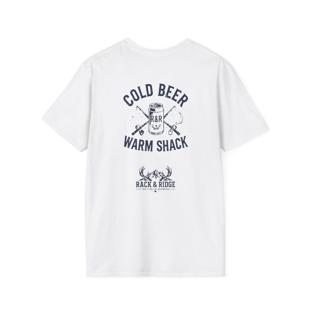 Cold Beer. Warm Shack. | Rack & Ridge T-Shirt