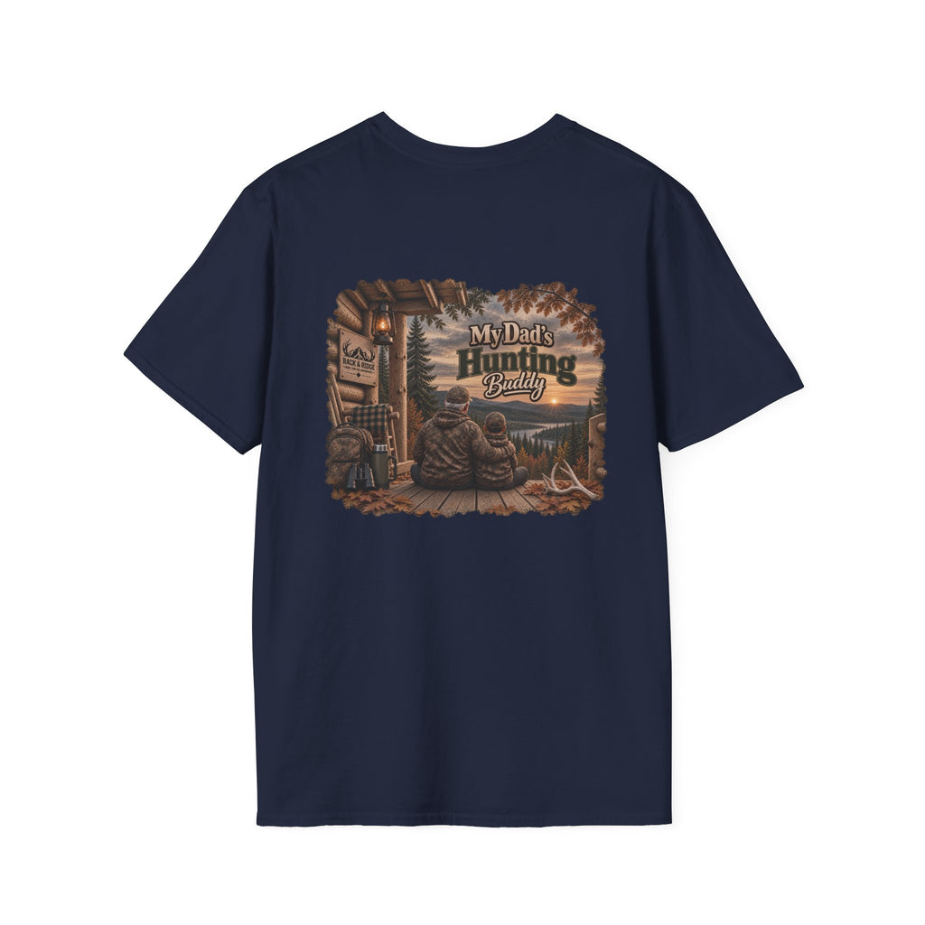 Rack & Ridge “My Dad’s Hunting Buddy” Tee — Grandpa & Grandson Outdoor Shirt
