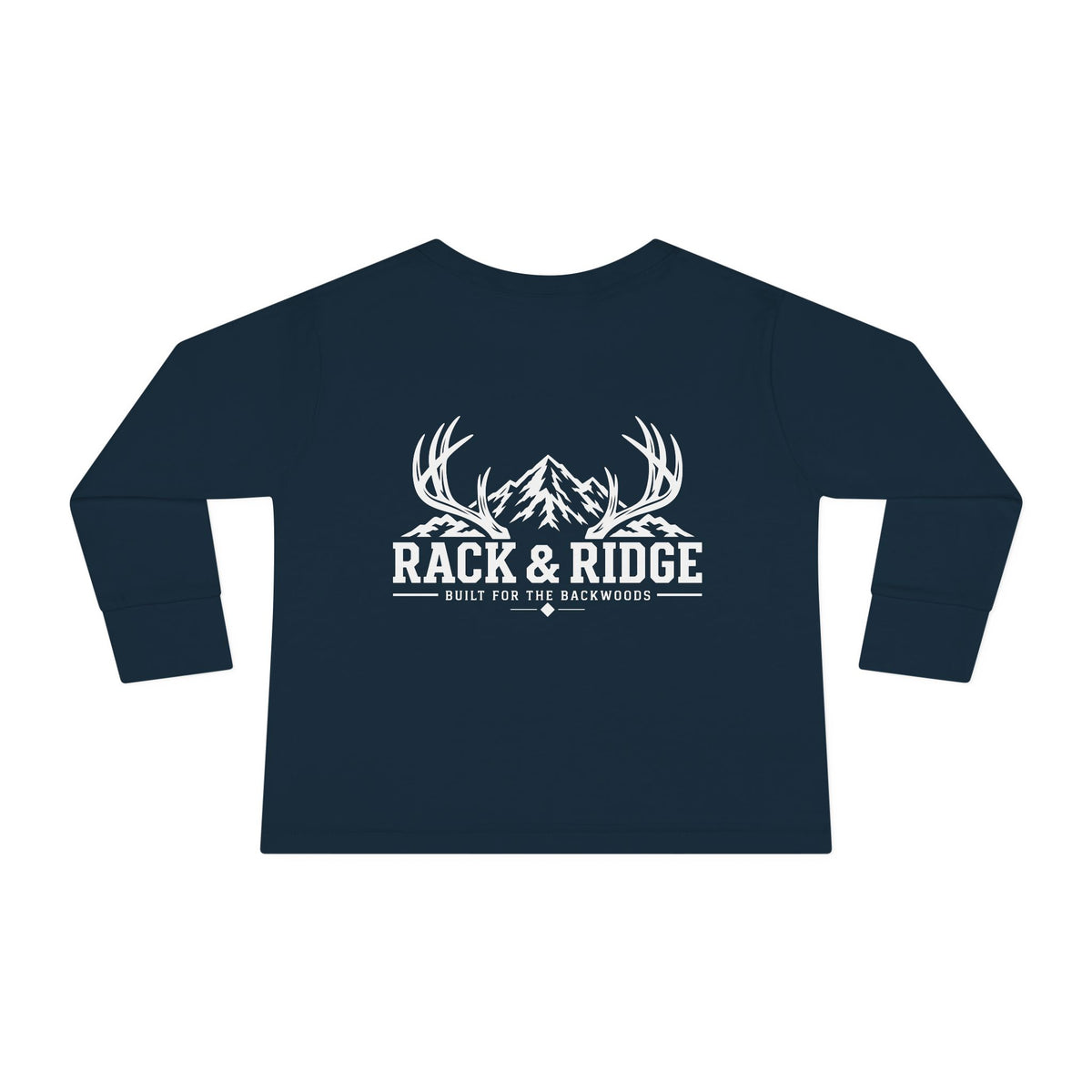 Rack & Ridge Signature Antler Logo Toddler Long Sleeve — Kids Outdoor Shirt