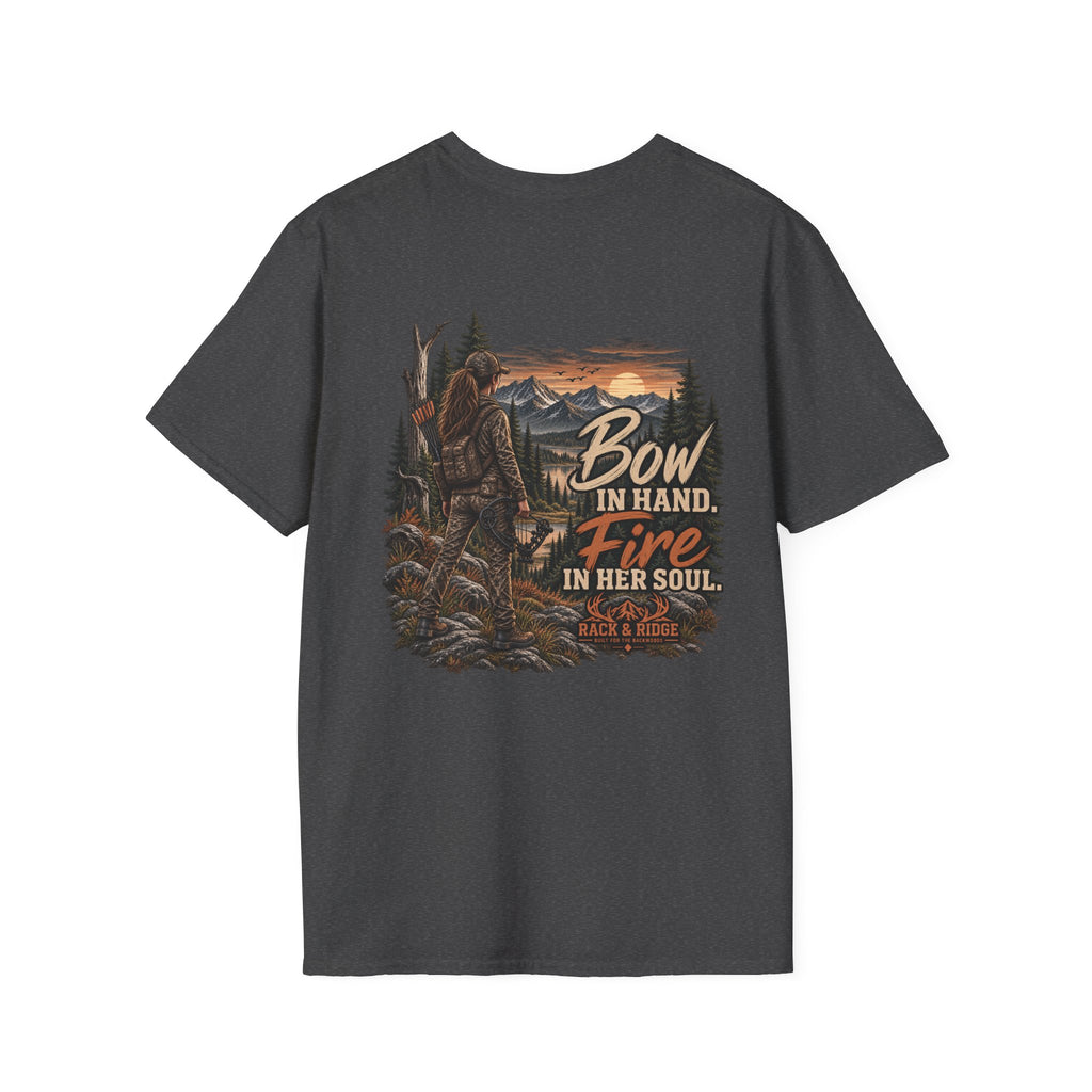 Rack & Ridge | Bow in Hand. Fire in Her Soul. T-Shirt