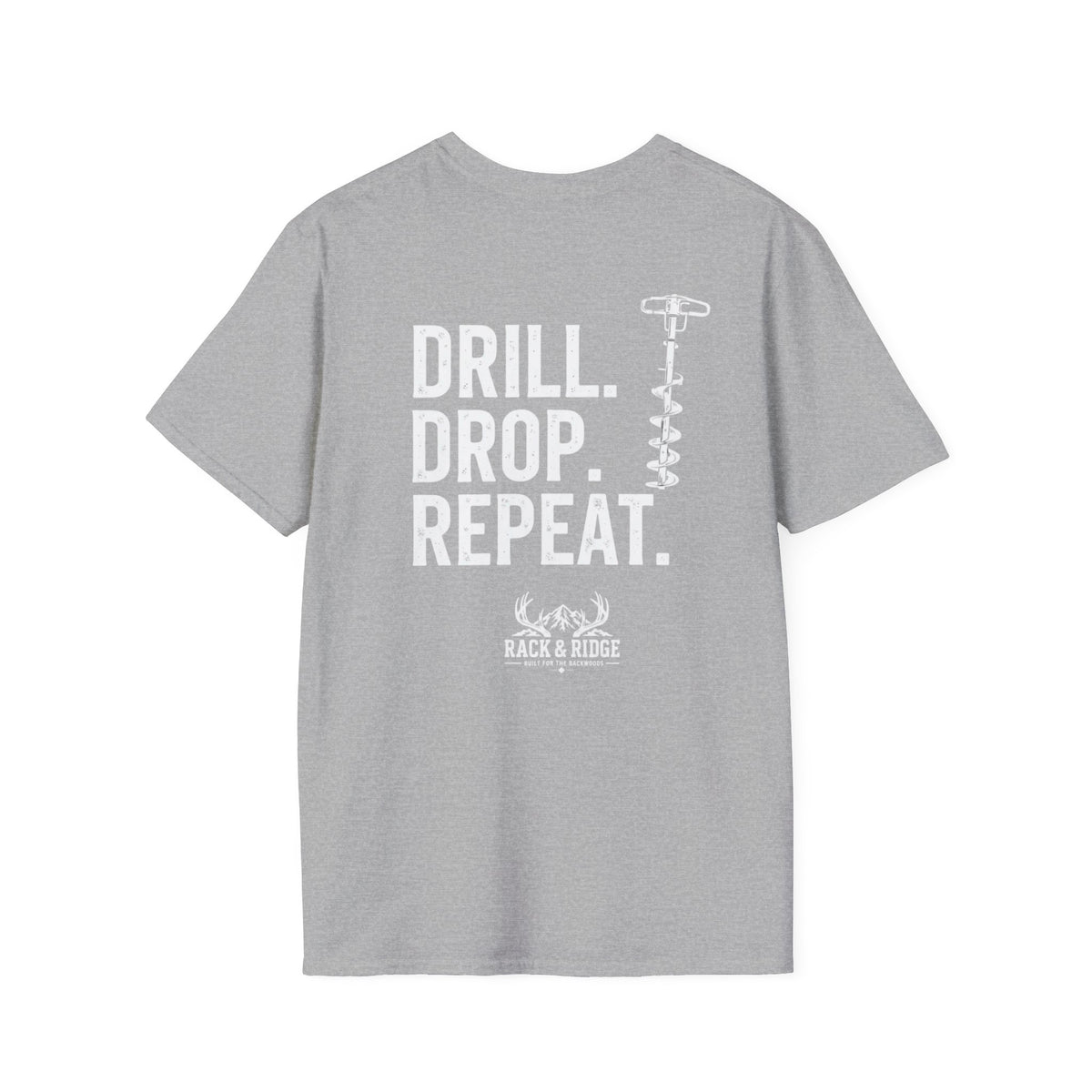 Drill. Drop. Repeat. | Rack & Ridge T-Shirt
