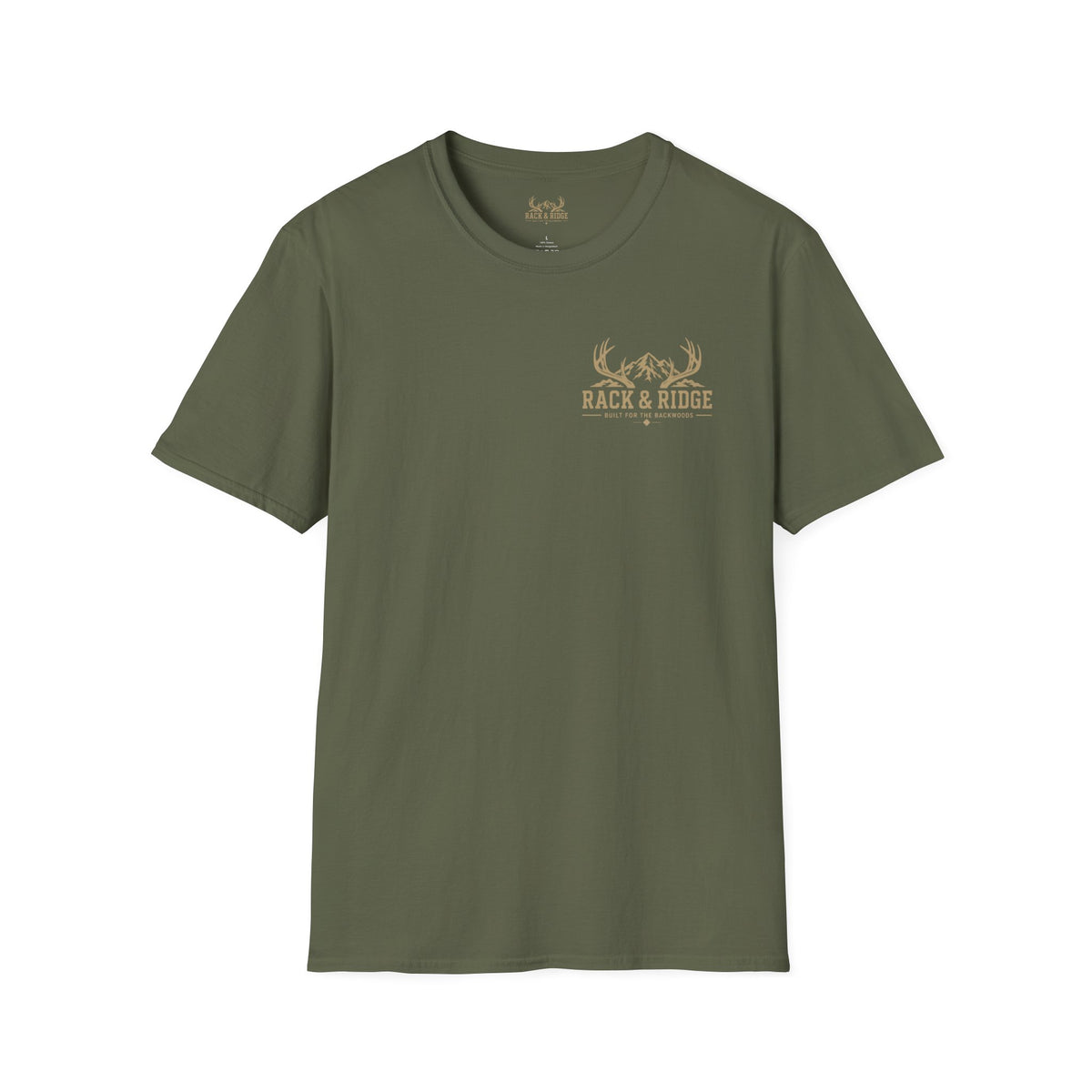 Hunt Hard. Live Wild. | Rack & Ridge Flag T-Shirt