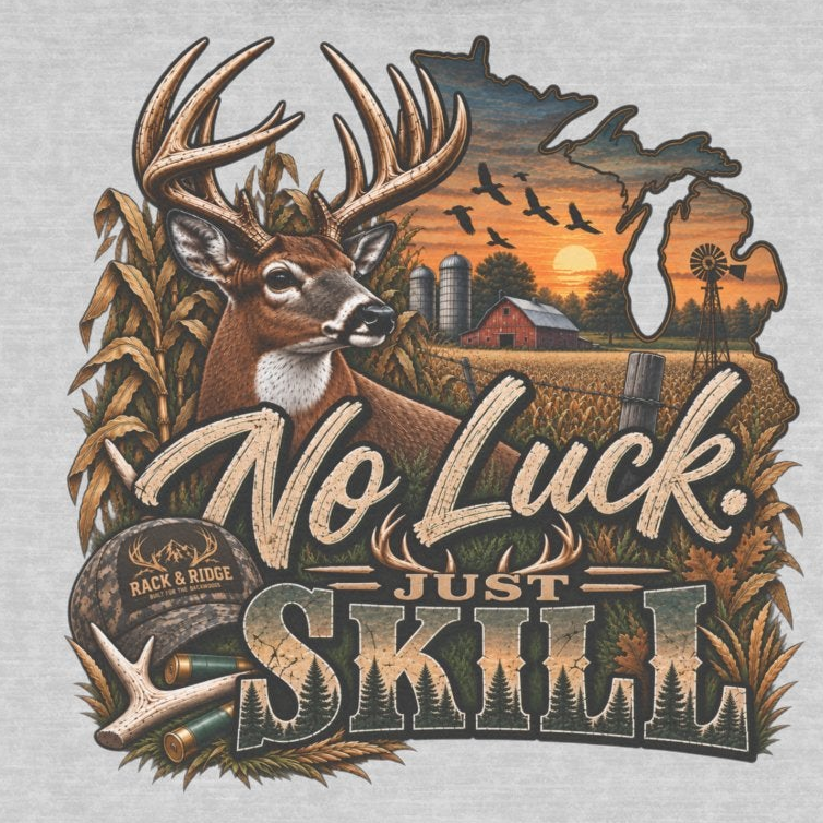 Rack & Ridge | No luck. Just skill Hoodie