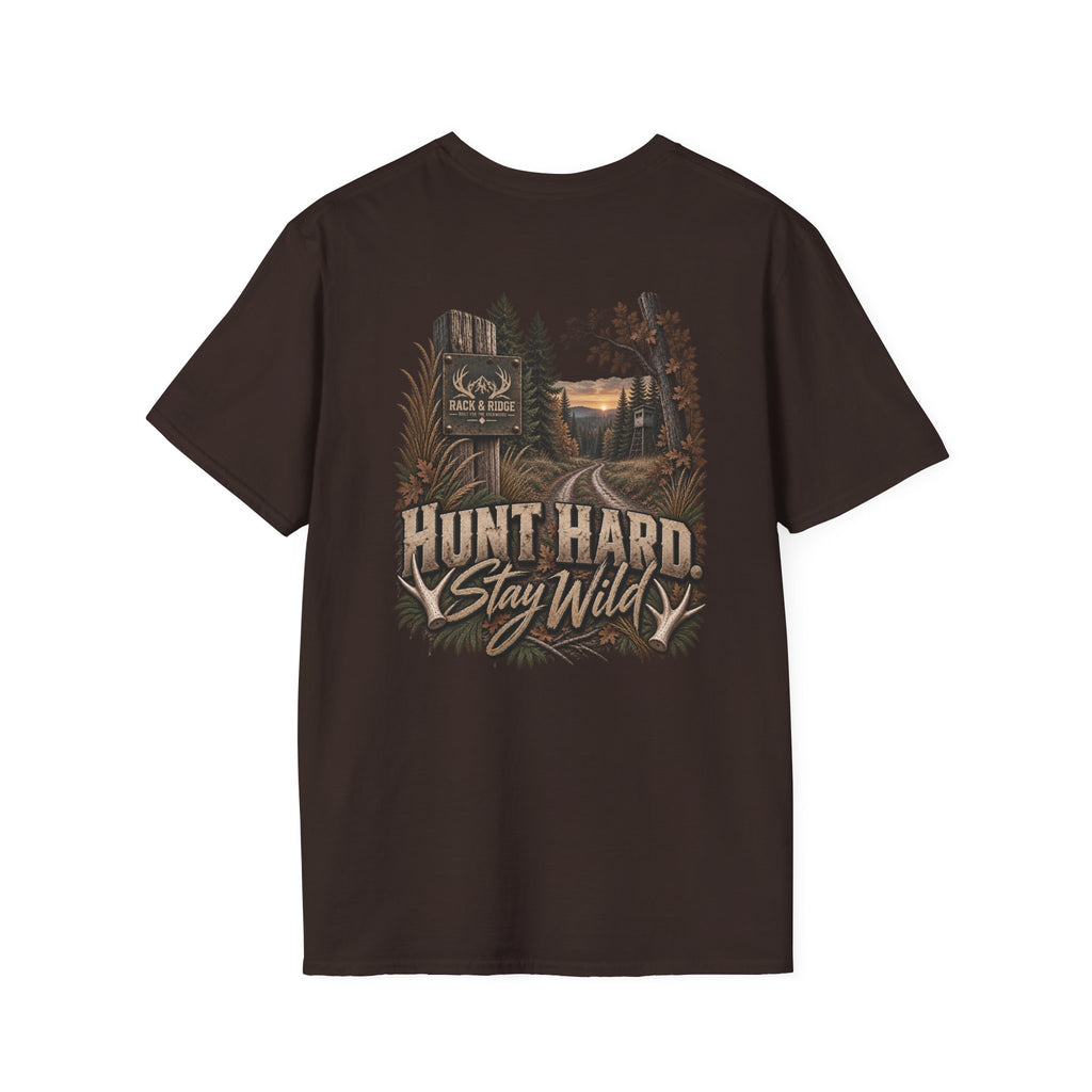 Rack & Ridge | Hunt hard. Stay wild. T-Shirt