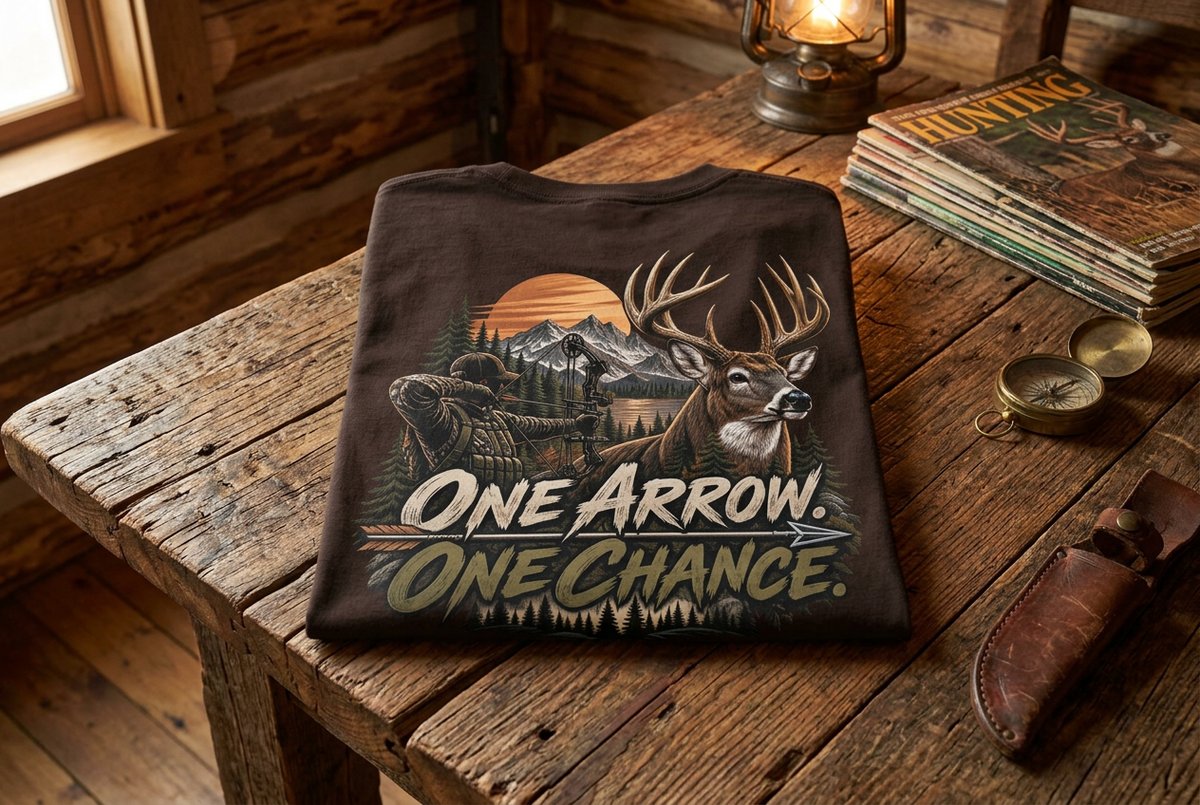 Rack & Ridge | Once Arrow. Once Chance. T-Shirt