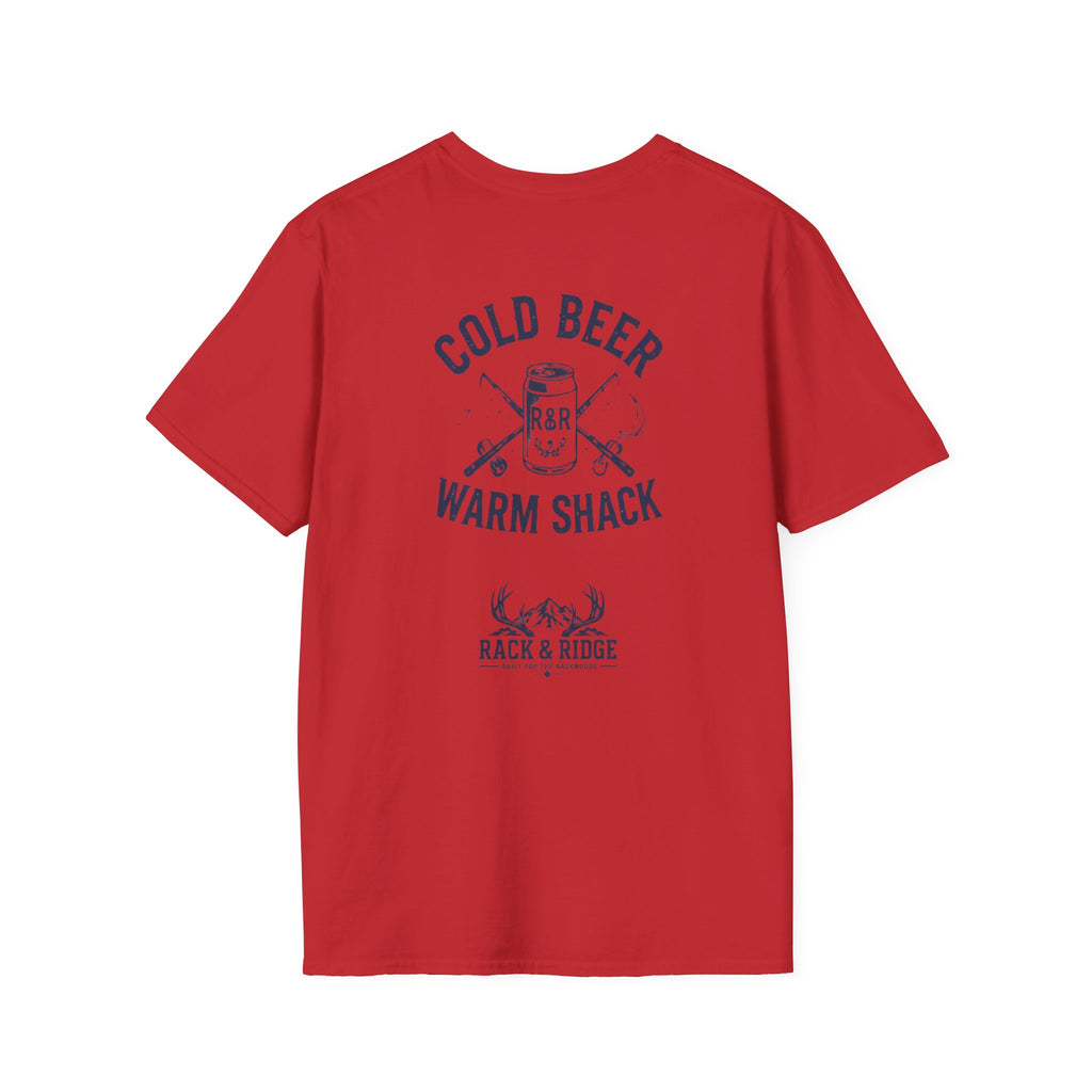 Cold Beer. Warm Shack. | Rack & Ridge T-Shirt
