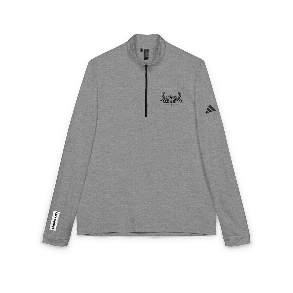 Rack & Ridge Embroidered Quarter-Zip Performance Pullover — adidas® Outdoor Layer