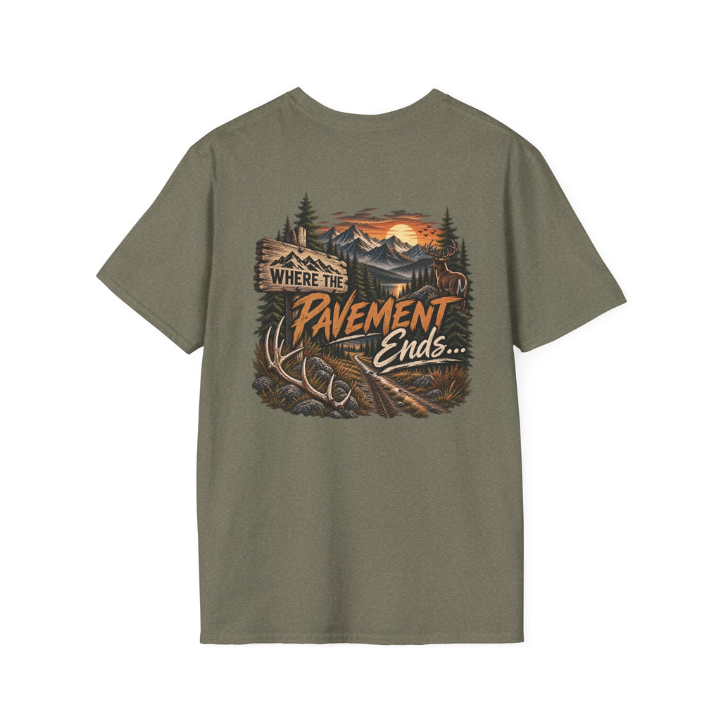 Rack & Ridge | Where the Pavement Ends T-Shirt