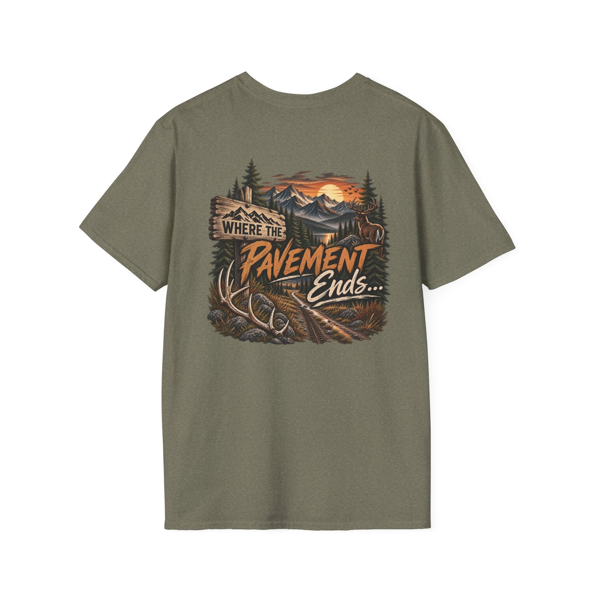 Rack & Ridge | Where the Pavement Ends T-Shirt
