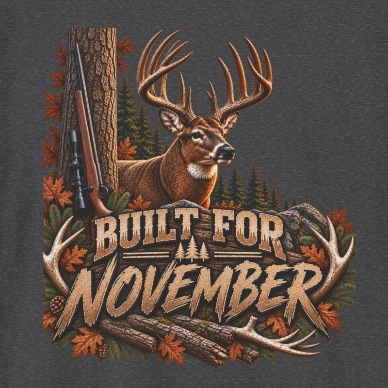 Rack & Ridge | Built for November T-Shirt