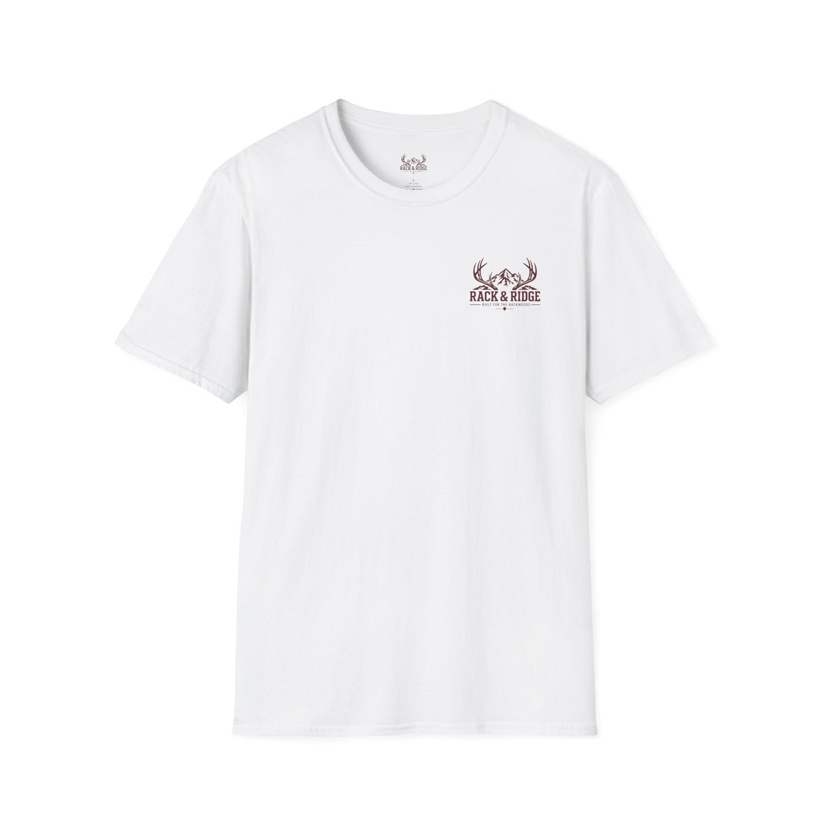 Rack & Ridge Antler Logo Tee — Patience. Persistence. Precision.