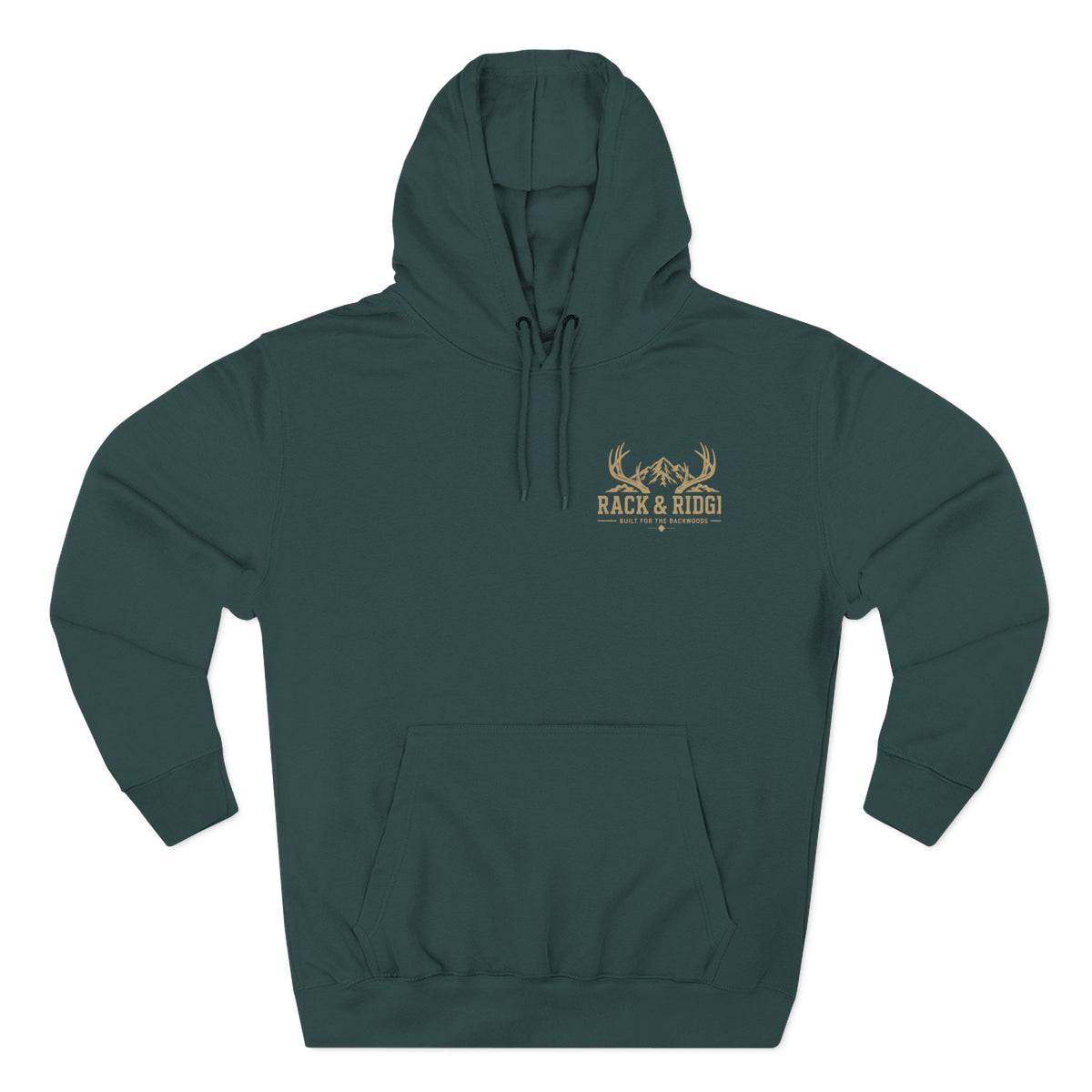 Hunt Hard. Live Wild. Flag | Rack & Ridge Hoodie