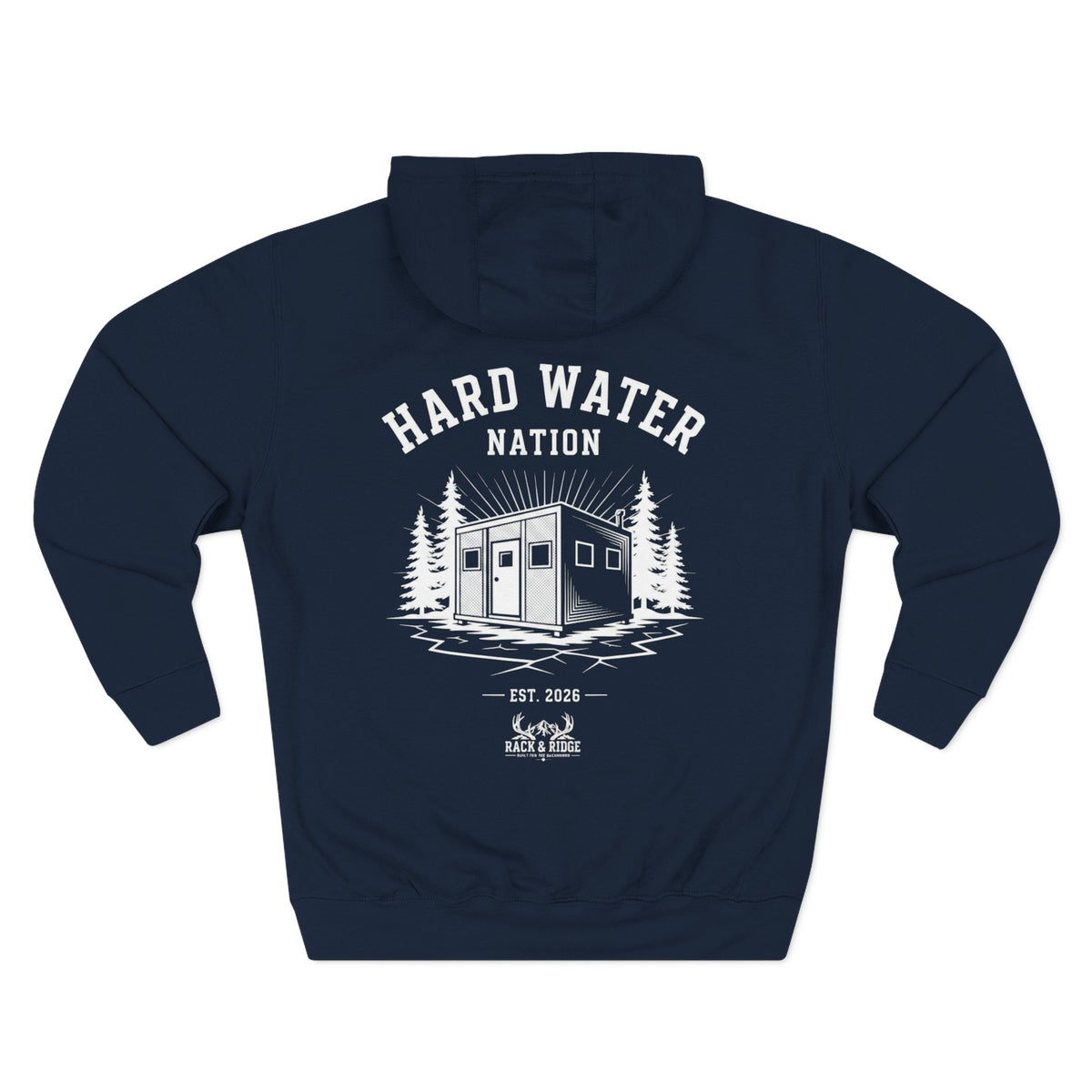 "Hard Water Nation" | Rack & Ridge Hoodie