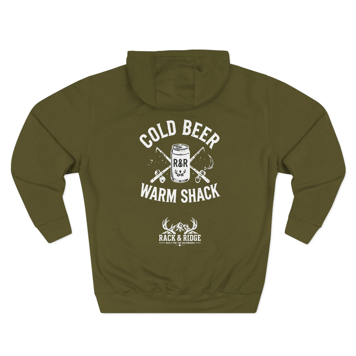 Cold Beer. Warm Shack. | Rack & Ridge Hoodie