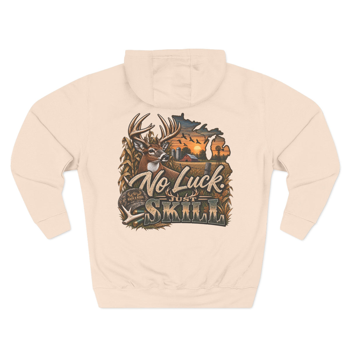 Rack & Ridge | No luck. Just skill Hoodie