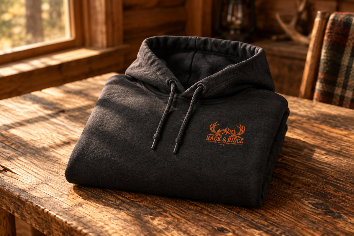 Rack & Ridge | Draw. Aim. Believe. Hoodie