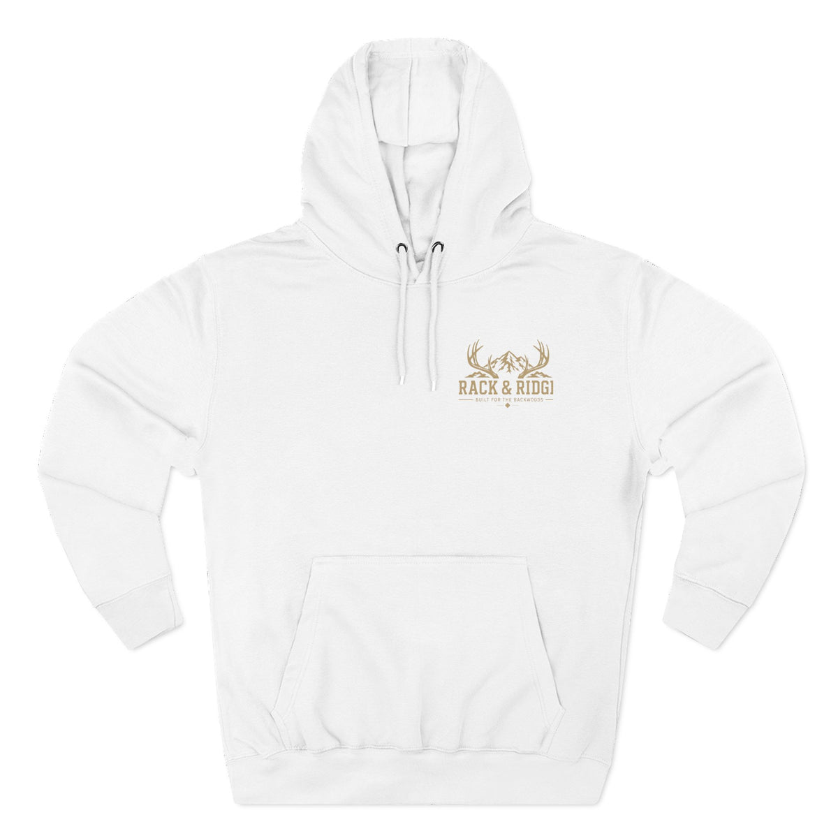 Hunt Hard. Live Wild. Flag | Rack & Ridge Hoodie