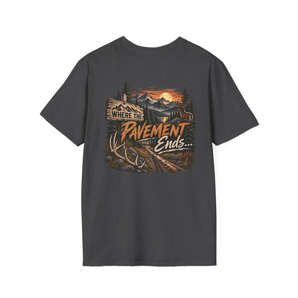 Rack & Ridge | Where the Pavement Ends T-Shirt