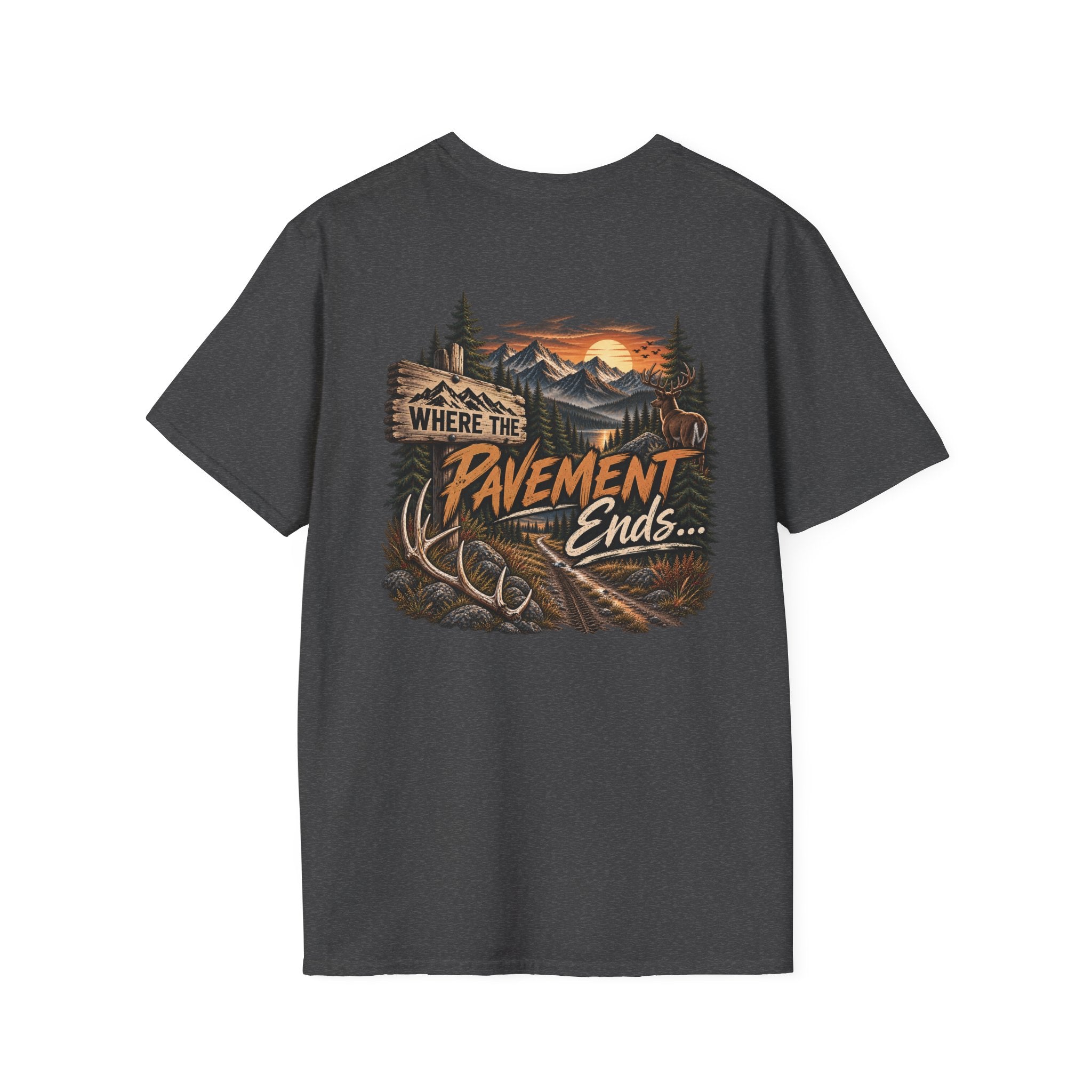 Rack & Ridge | Where the Pavement Ends T-Shirt