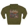Rack & Ridge “Where the Pavement Ends” Hoodie — Rustic Outdoor Fleece