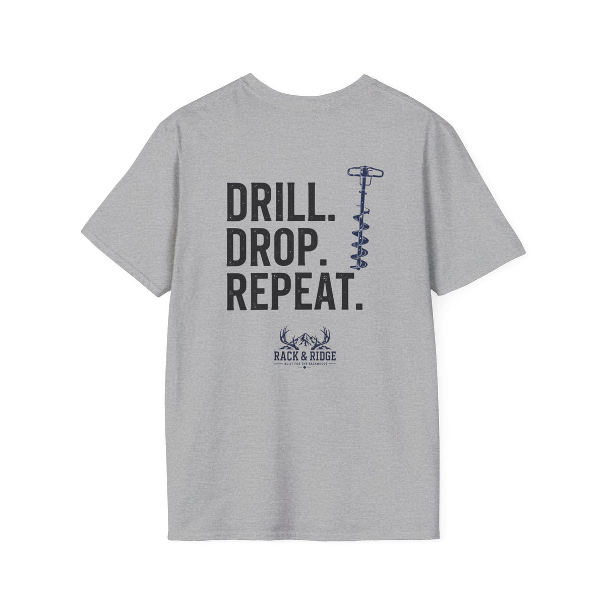 Drill. Drop. Repeat. | Rack & Ridge T-Shirt