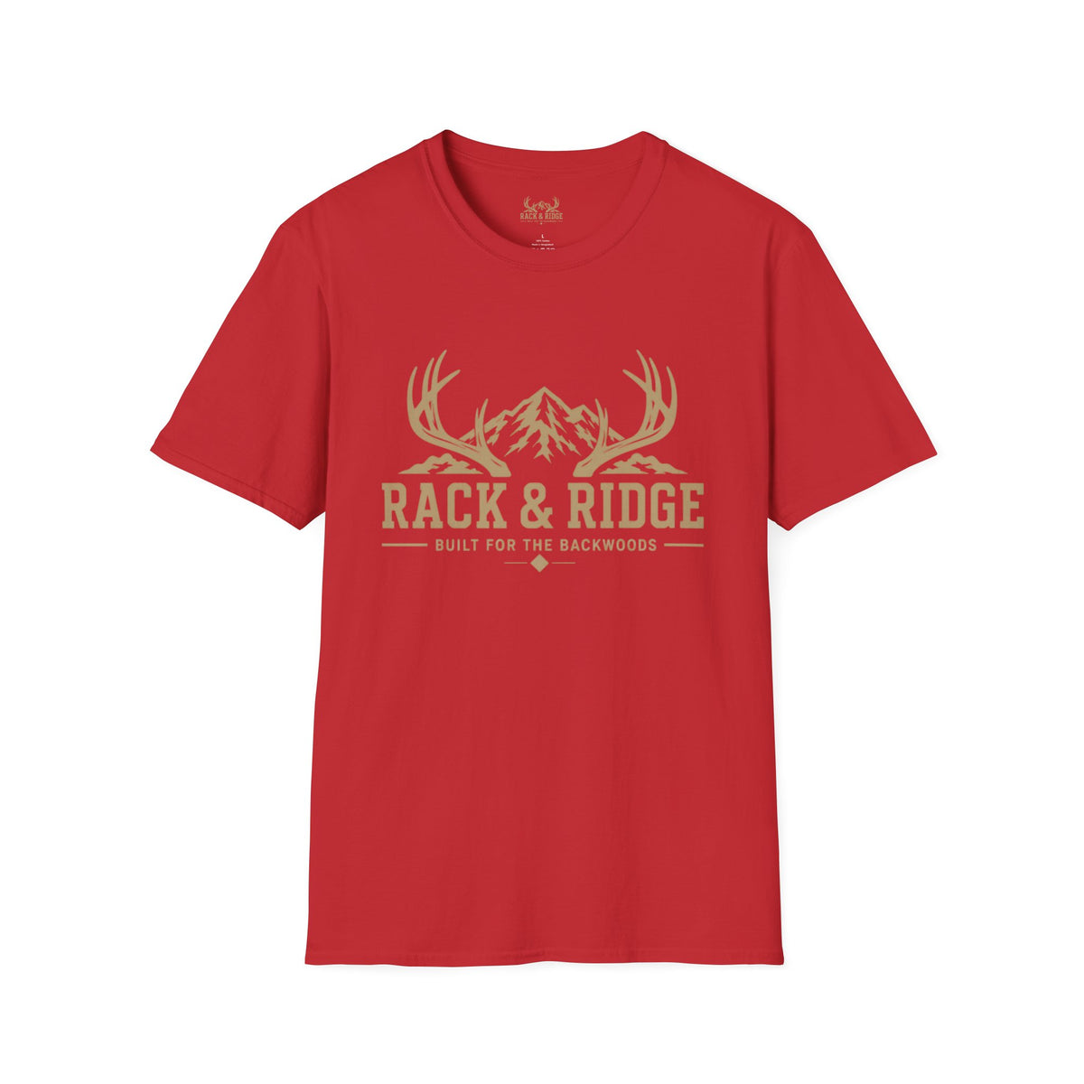 Rack & Ridge Mountain Antler Logo T-Shirt — Outdoor Hunting
