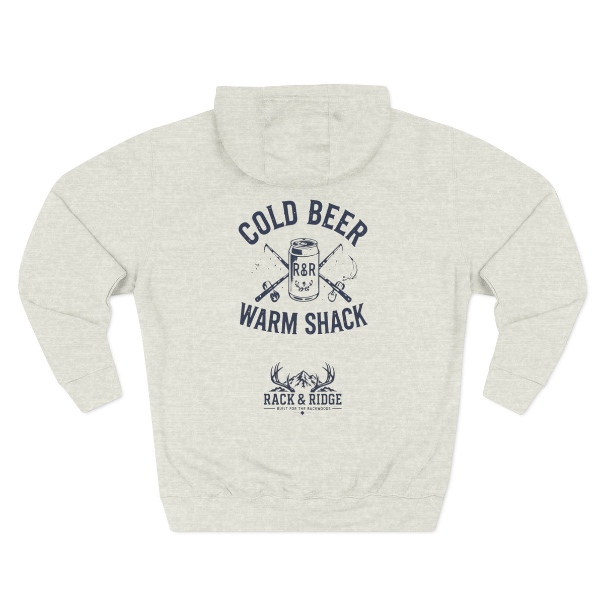 "Cold Beer. Warm Shack." | Rack & Ridge Hoodie