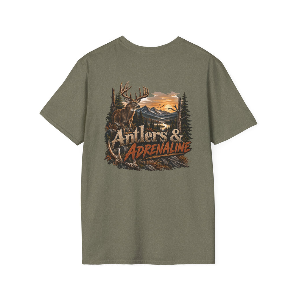 Rack & Ridge | Antlers & Adrenaline T-Shirt