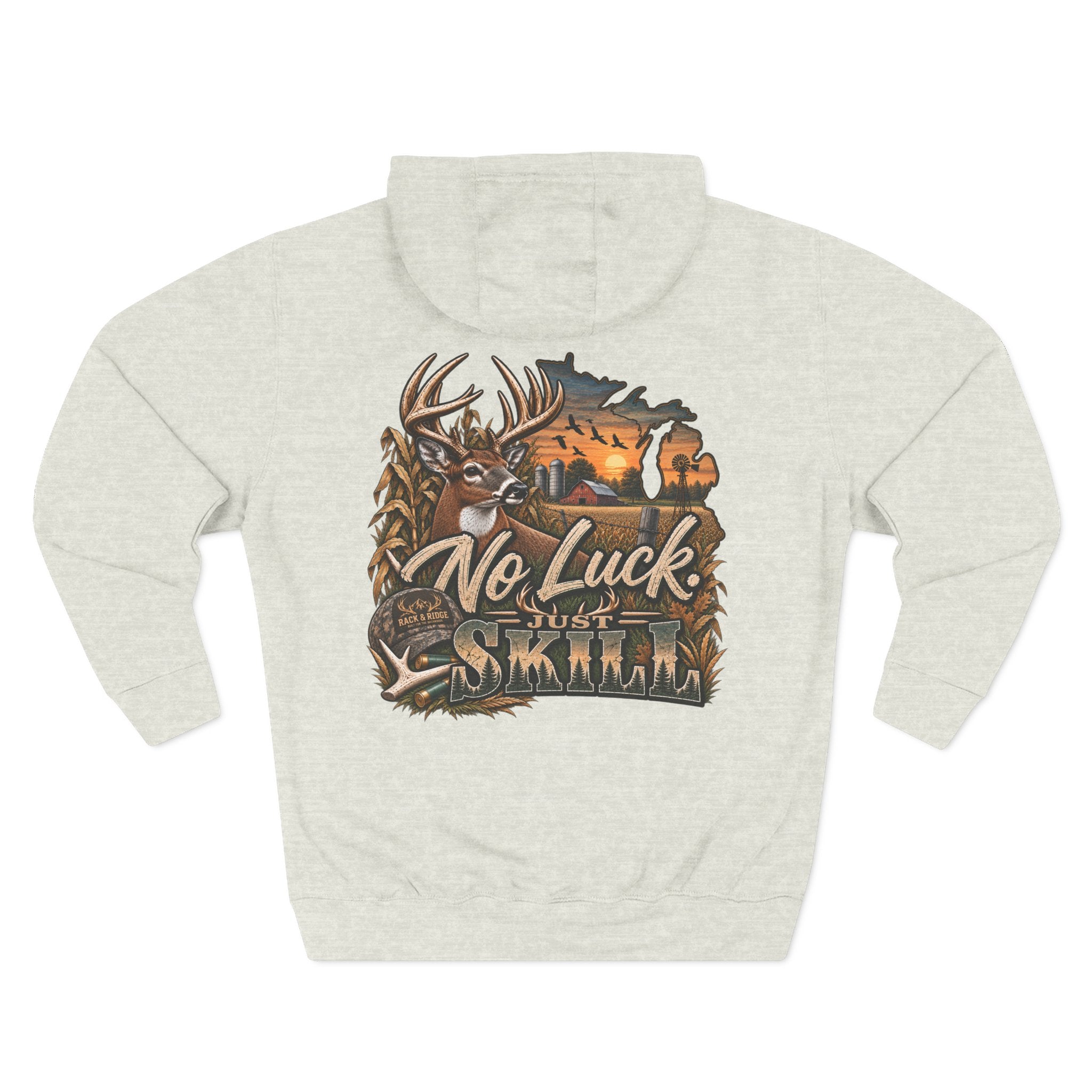 Rack & Ridge | No luck. Just skill Hoodie