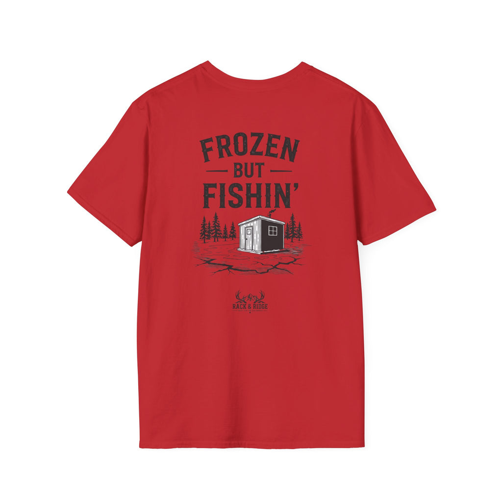 "Frozen but Fishin' " | Rack & Ridge T-Shirt