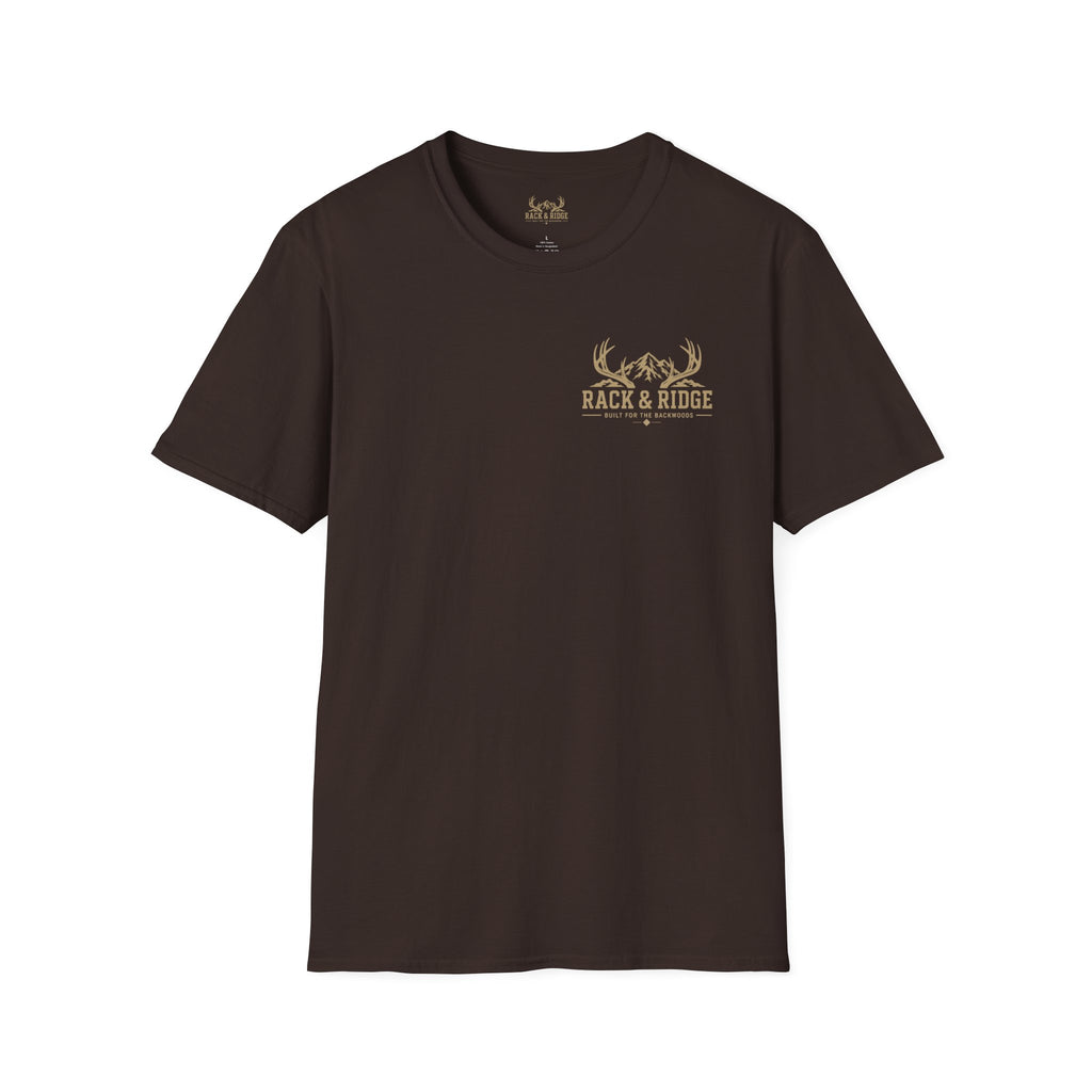 Hunt Hard. Live Wild. | Rack & Ridge Flag T-Shirt