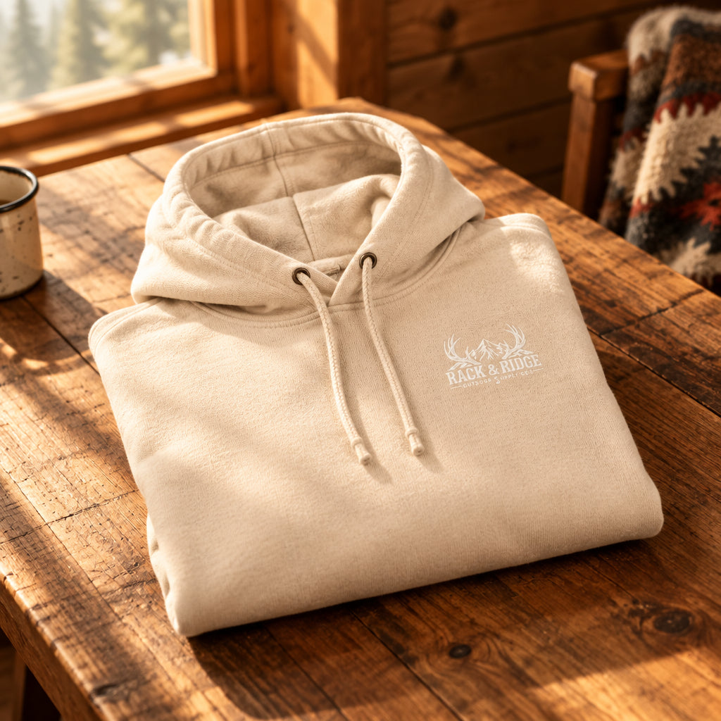 Beige hoodie