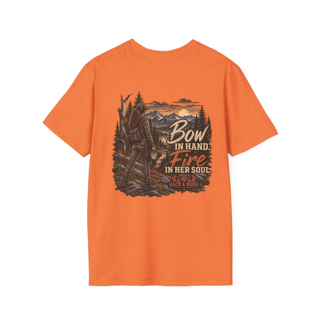 Rack & Ridge | Bow in Hand. Fire in Her Soul. T-Shirt