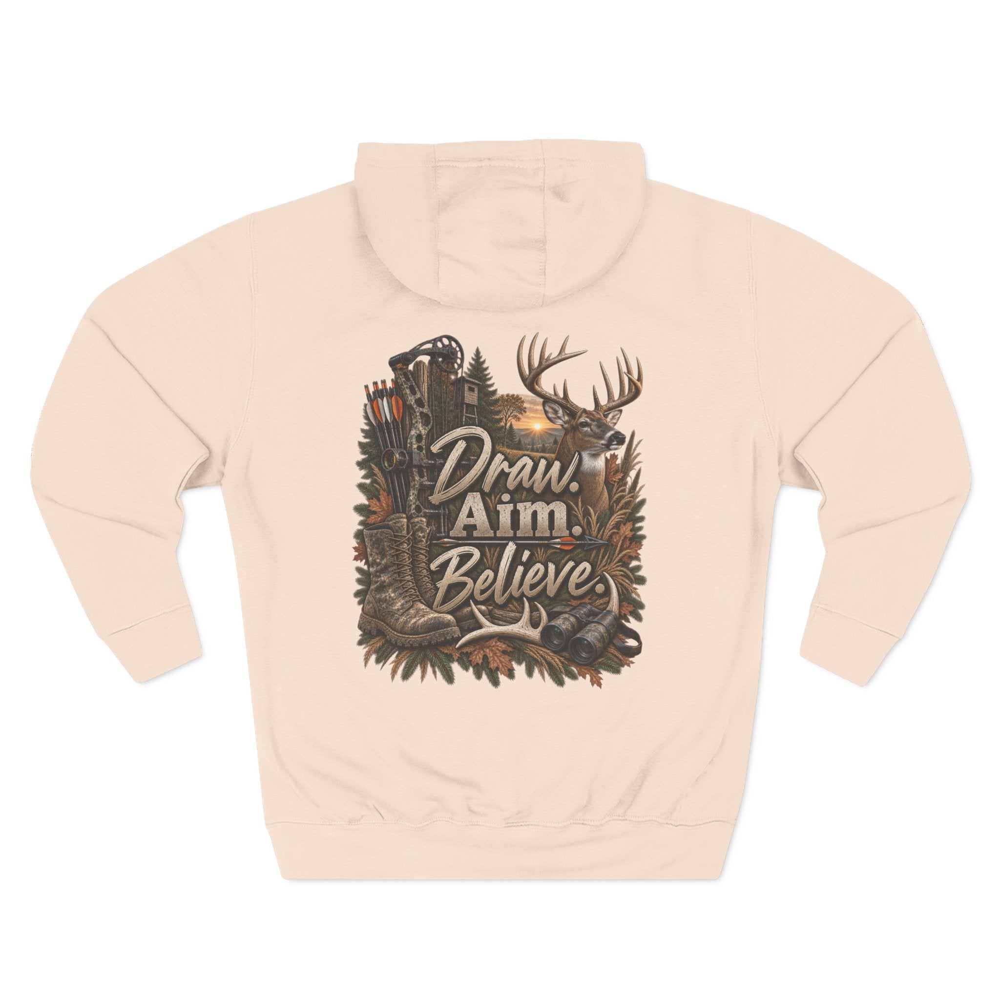 Rack & Ridge | Draw. Aim. Believe. Hoodie