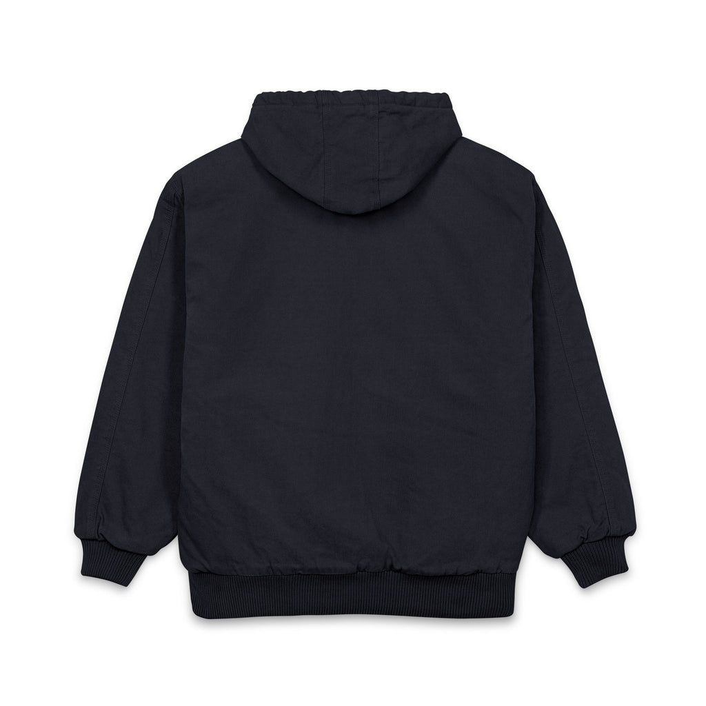 Rack & Ridge Hooded Duck Cloth Insulated Jacket — Embroidered Outdoor Work Coat