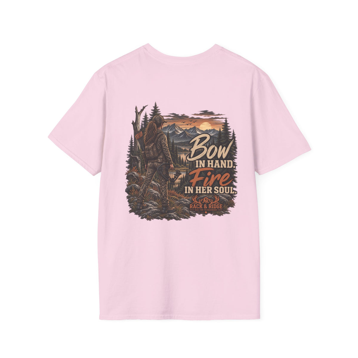 Rack & Ridge | Bow in Hand. Fire in Her Soul. T-Shirt