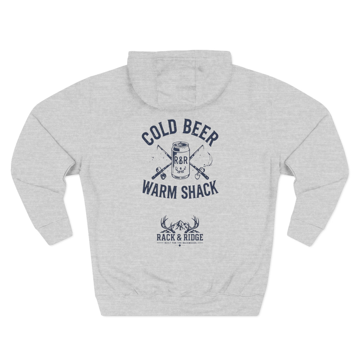 "Cold Beer. Warm Shack." | Rack & Ridge Hoodie
