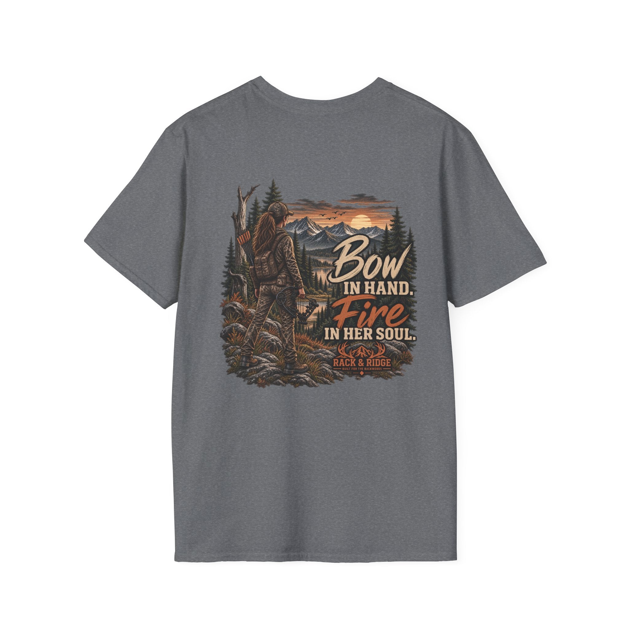 Rack & Ridge | Bow in Hand. Fire in Her Soul. T-Shirt